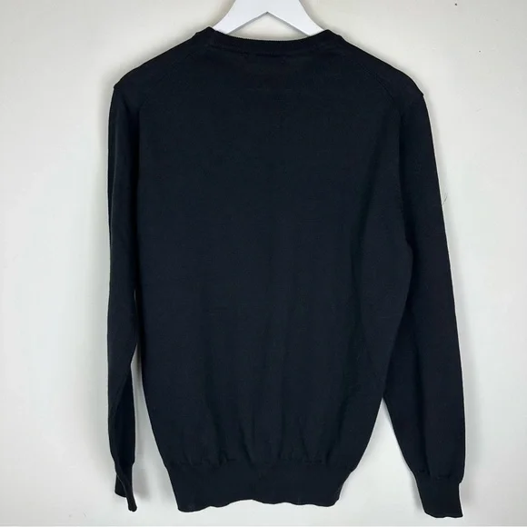 Cavalli Class Men’s Sweater 100% Wool Black